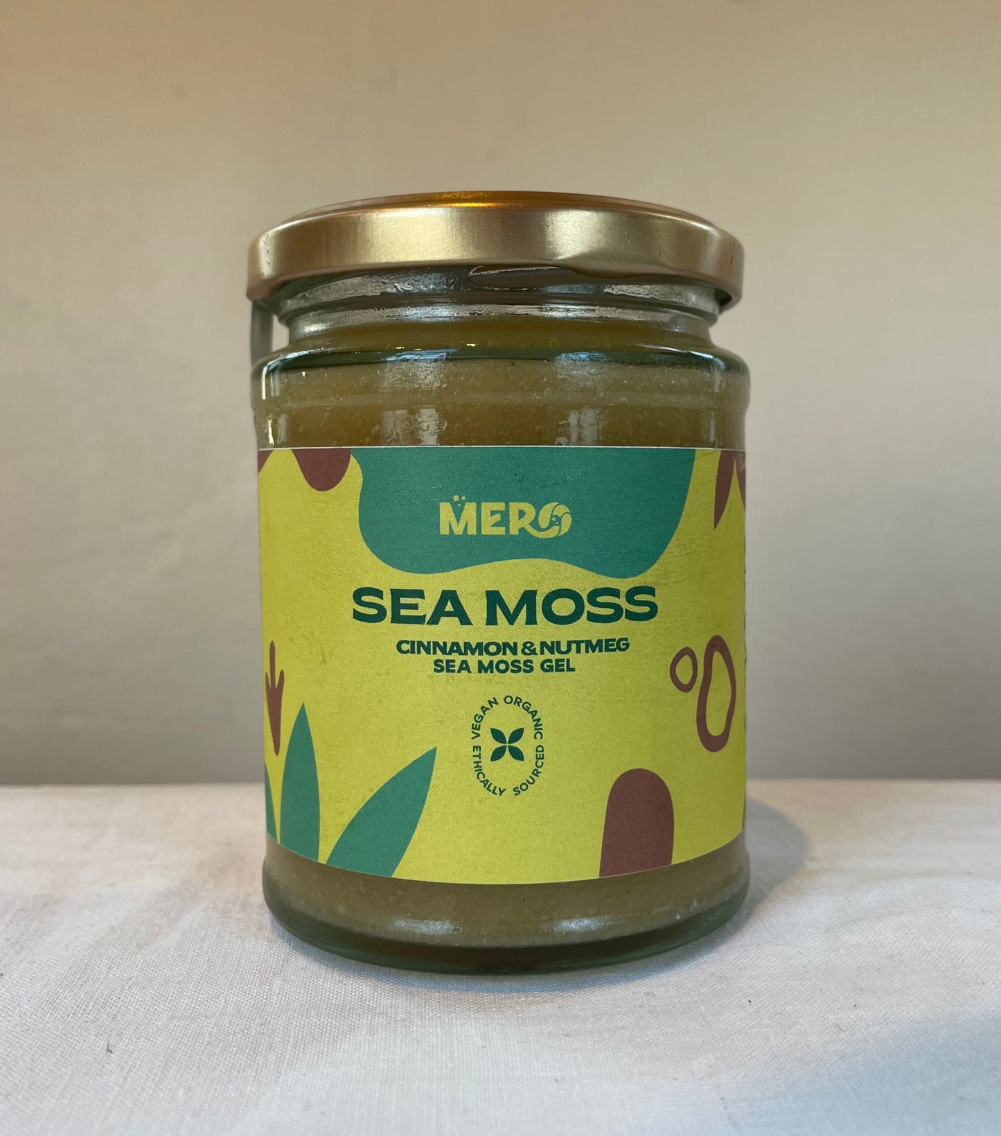 Cinnamon & Nutmeg - Premium Sea Moss| Wildcrafted Golden Sea Moss Gel | 300 ml