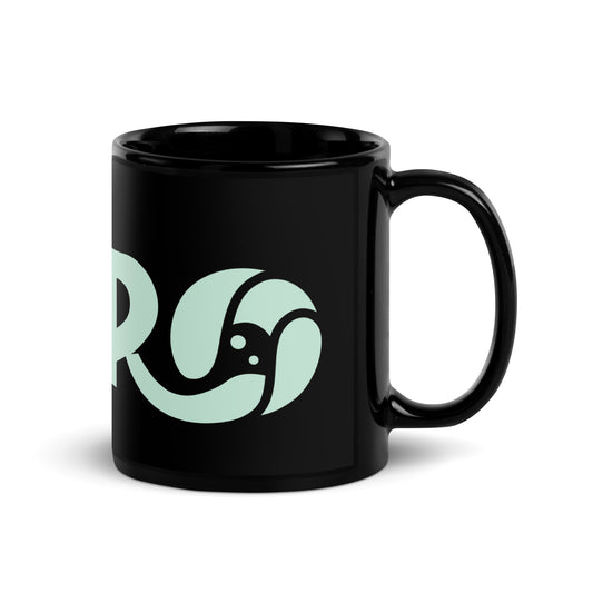 Mero Black Glossy Mug